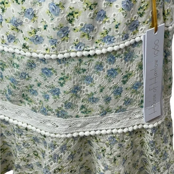 House of Harlow Tiered Floral Mini Skirt Cottagecore | NWT | Size Small - Picture 9 of 16
